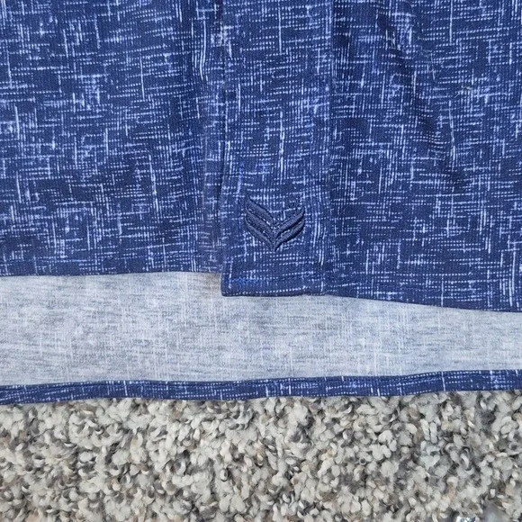 Buttercloth Long‎ Sleeve Button Down Shirt Men's 2XLT Geometric Flip Cuff - Picture 6 of 8